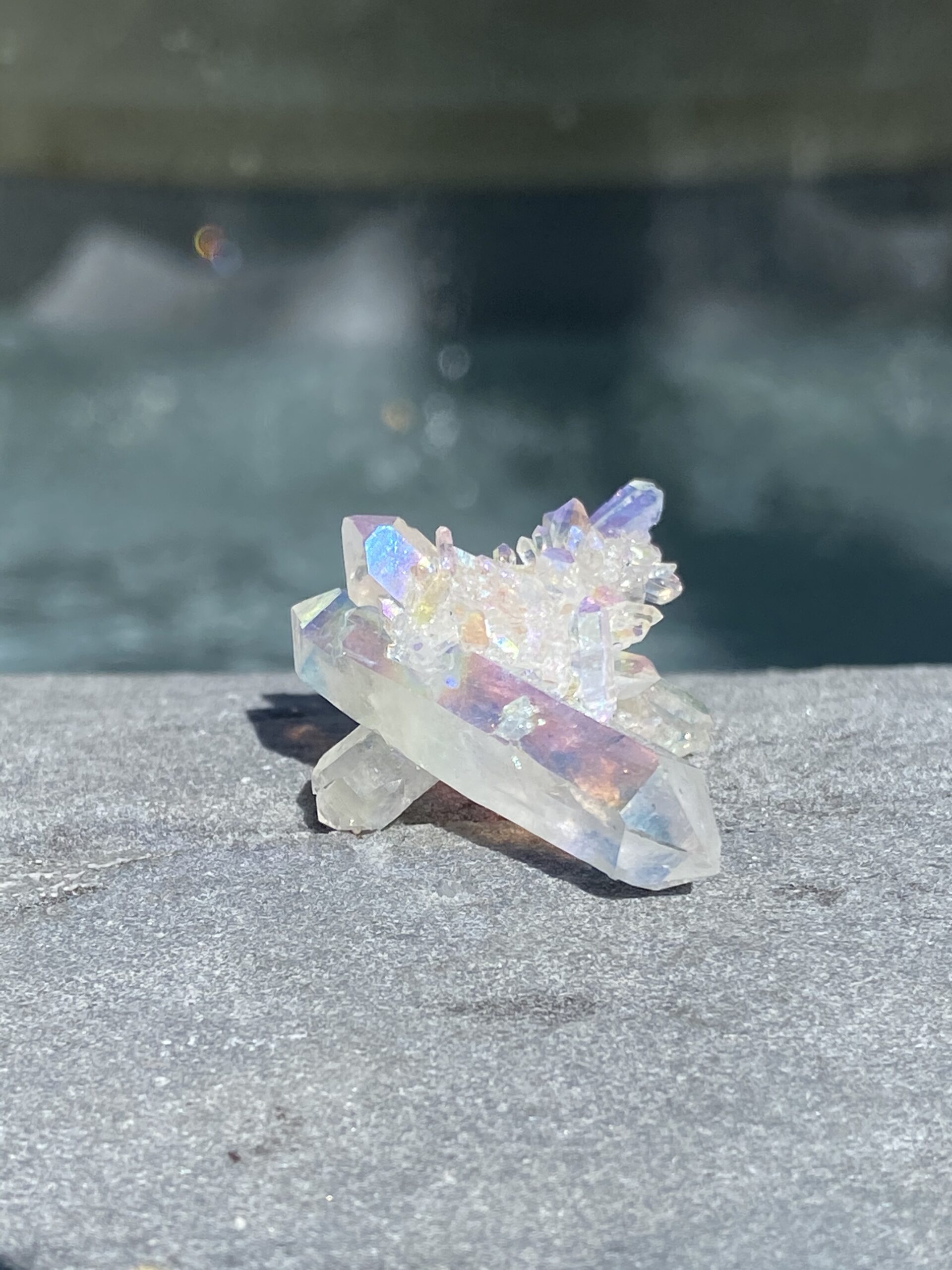 Opal Aura Angel Cluster